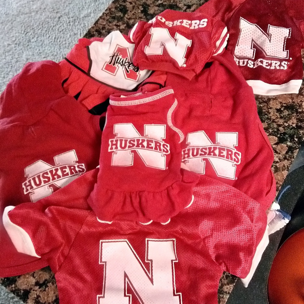 NEBRASKA HUSKER  puppy clothes